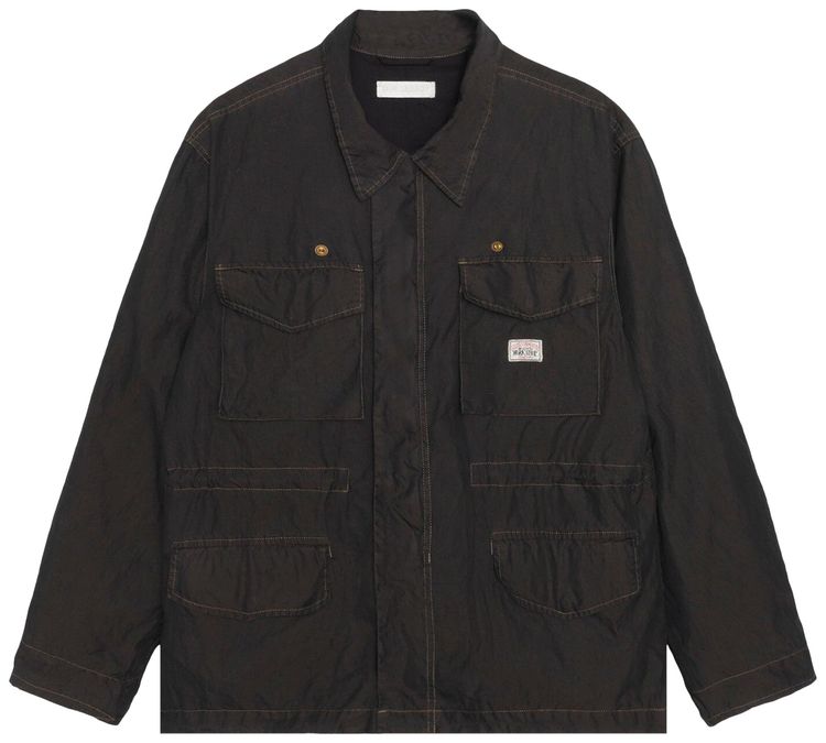 Stussy x Our Legacy Work Shop Ranger Jacket Soot Black Solaro