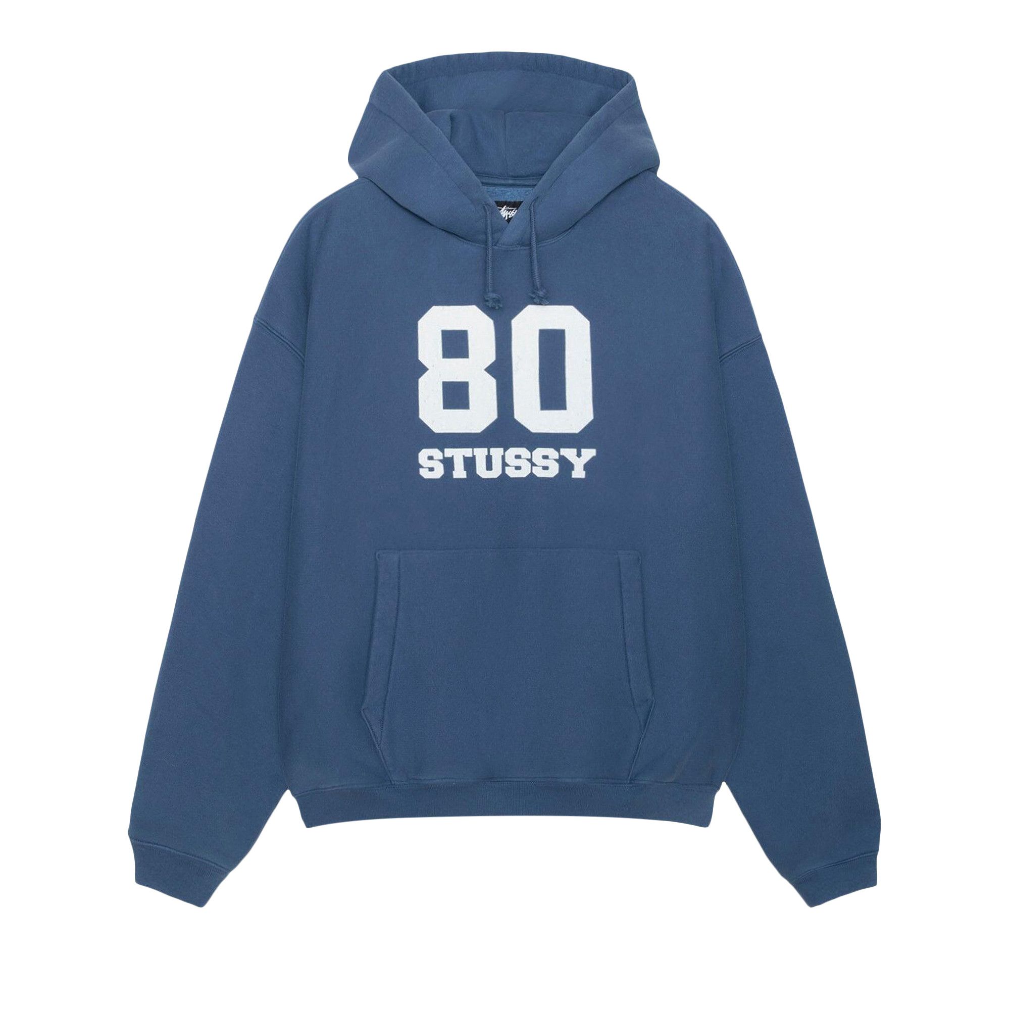 Buy Stussy 80 Relaxed Hoodie 'Washed Black' - 118569 WASH | GOAT