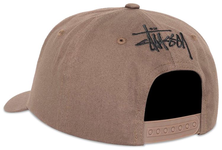 Stussy Low Profile Vintage S Snapback Brown