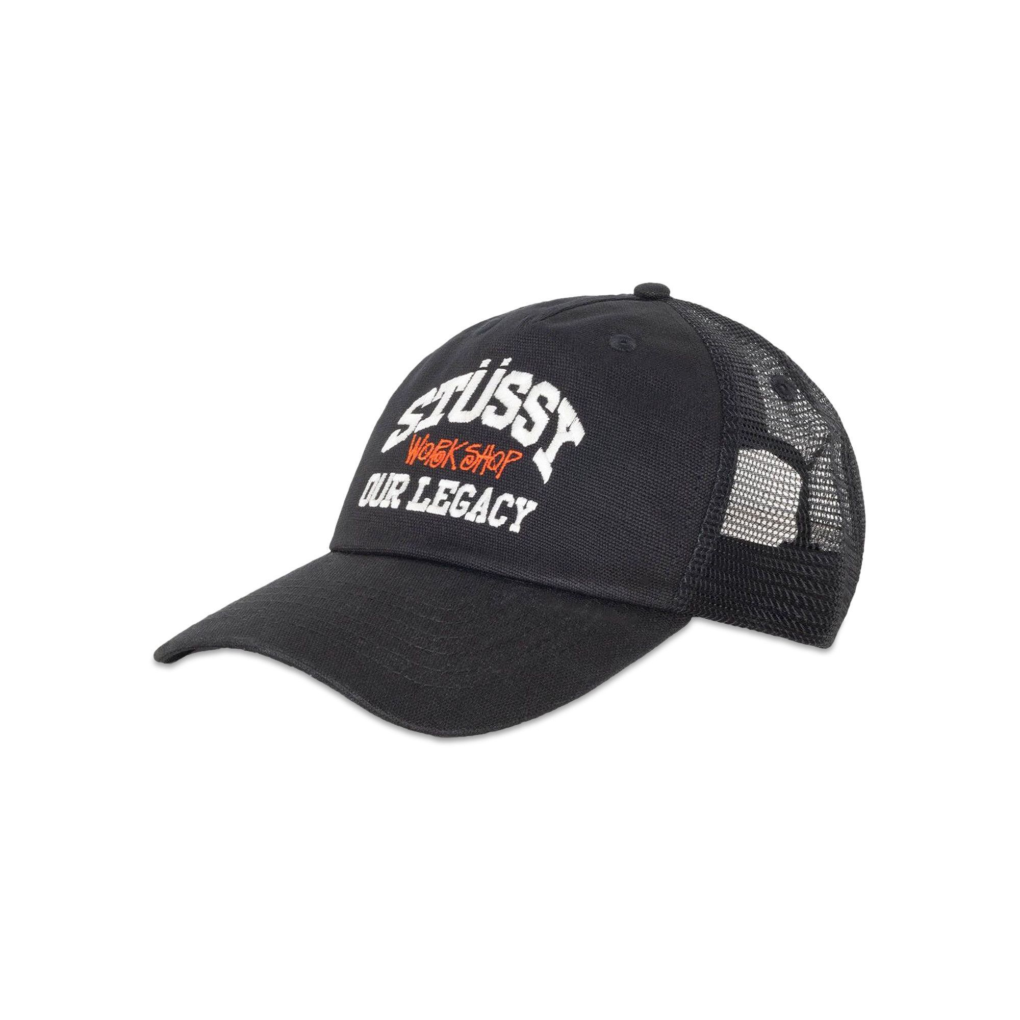 Stussy x Our Legacy Work Shop Low Profile Trucker Cap Brown