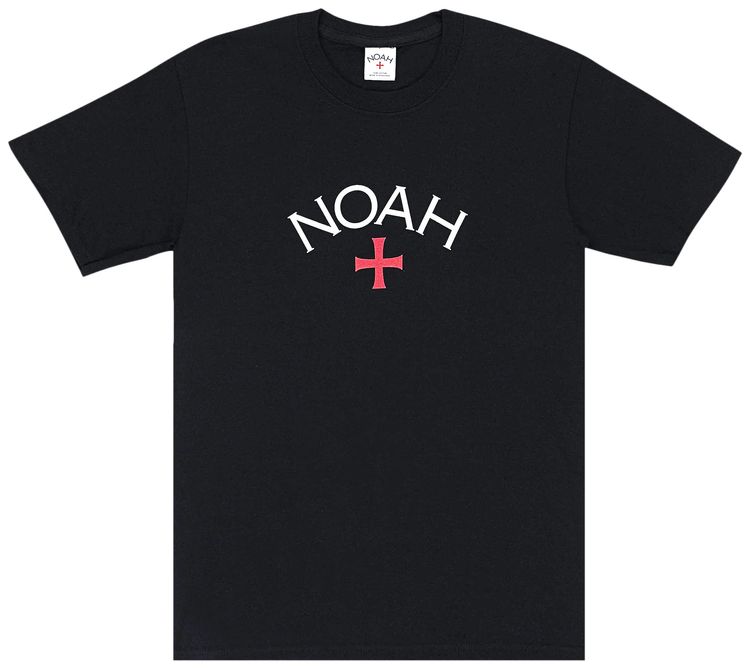 Noah Core Logo T Shirt Black