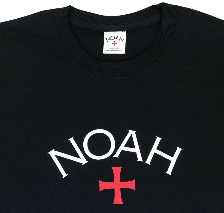 Noah Core Logo T Shirt Black