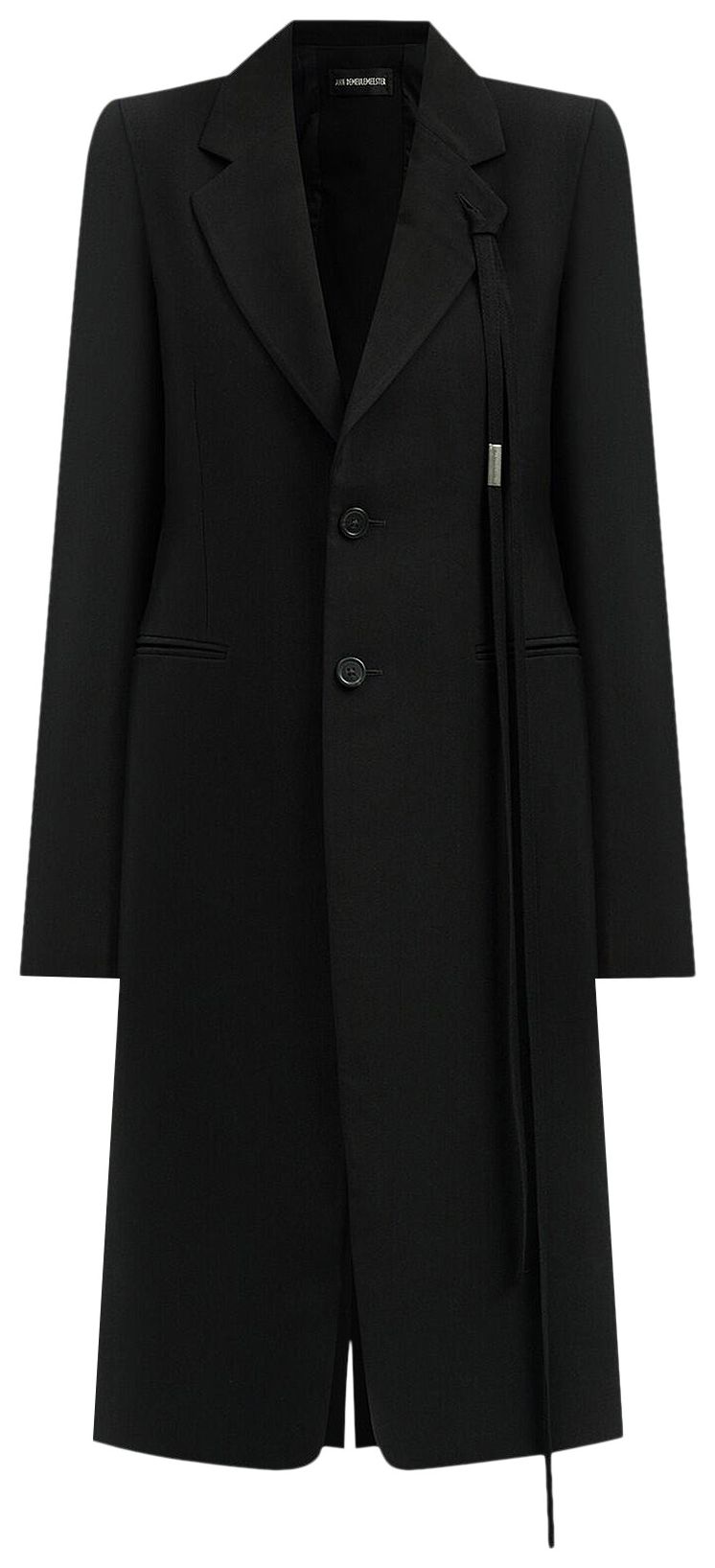 Ann Demeulemeester Alea Tailored Fitted Coat Black