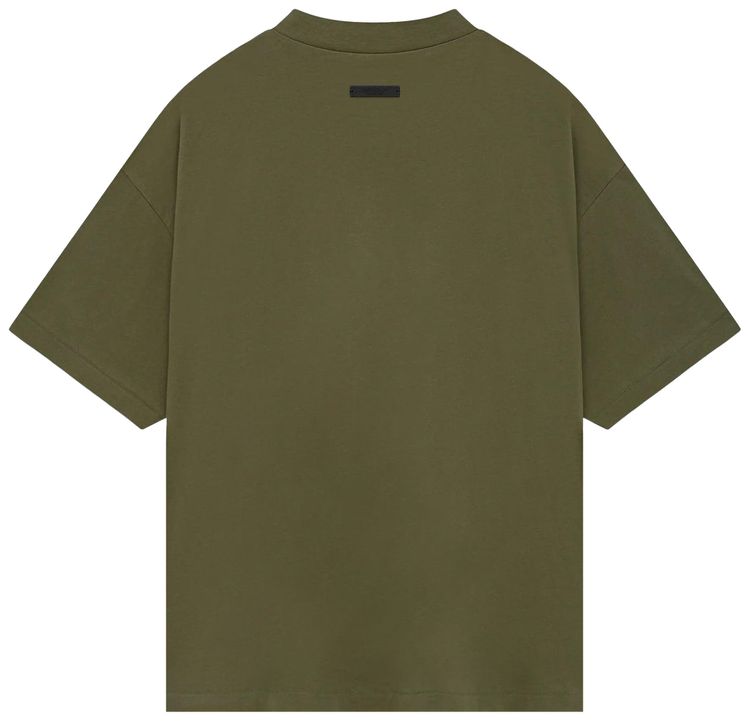 Fear of God Essentials Jersey Crewneck Tee Military