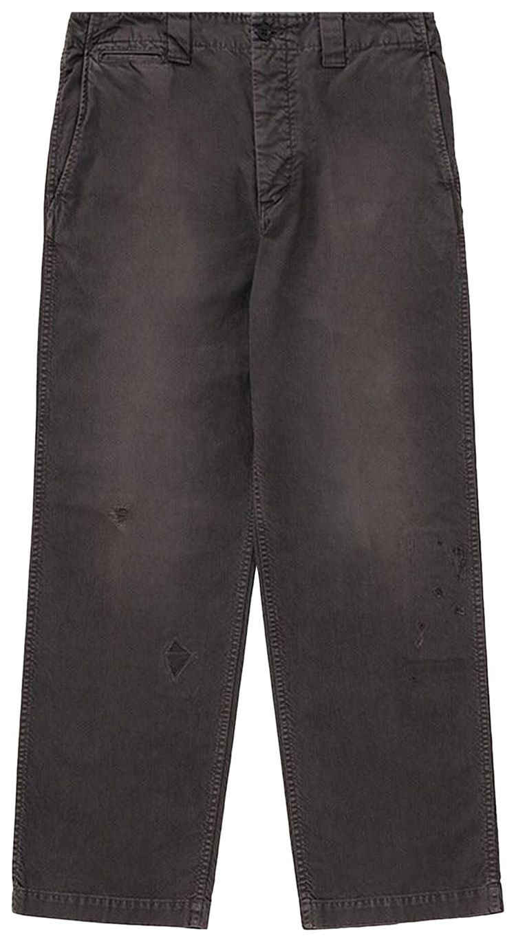 Visvim Wide Chino Pants Black