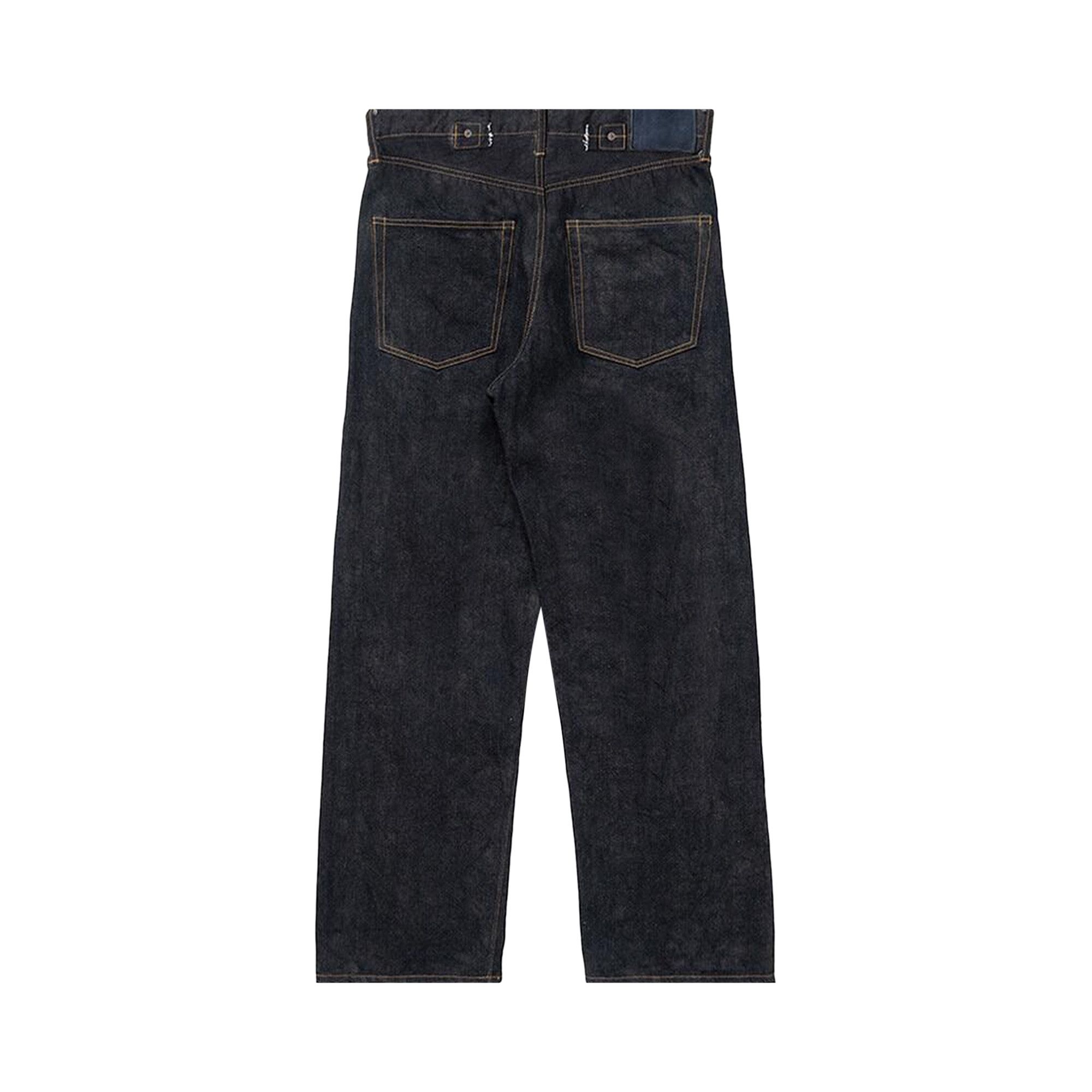Buy Visvim Social Sculpture 01 Wide Pants 'Denim