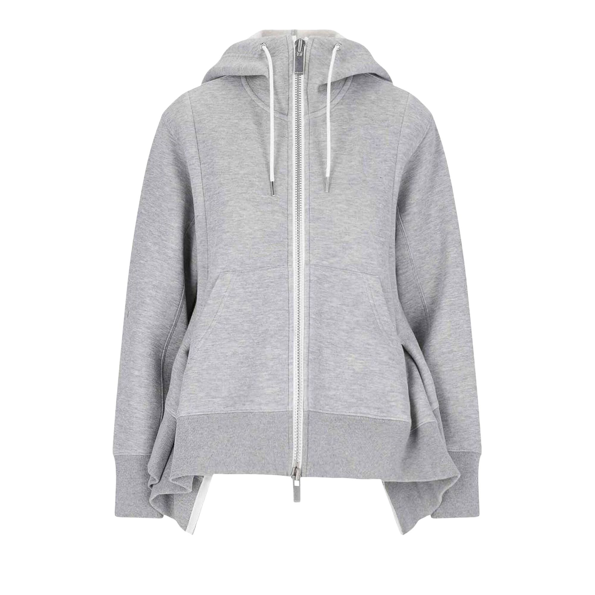 Buy Sacai Sponge Sweat Hoodie 'Light Grey' - 24 07163 376 | GOAT
