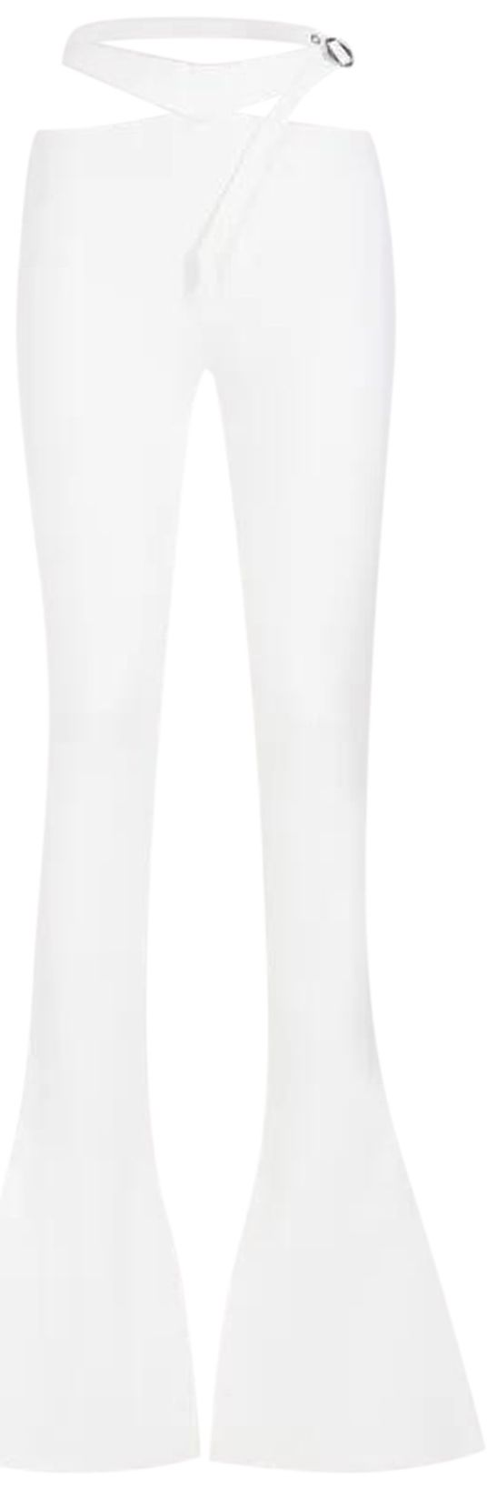 The Attico Jersey Pants White
