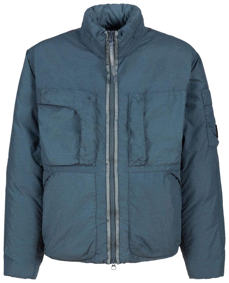 CP Company Flatt Nylon Down Jacket Orion Blue