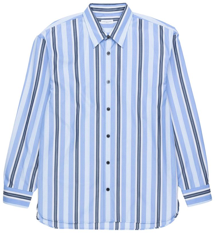 Dries Van Noten Croom Long Sleeve Shirt Light Blue