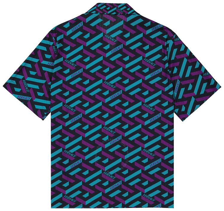 Versace La Greca Shirt TealPlum