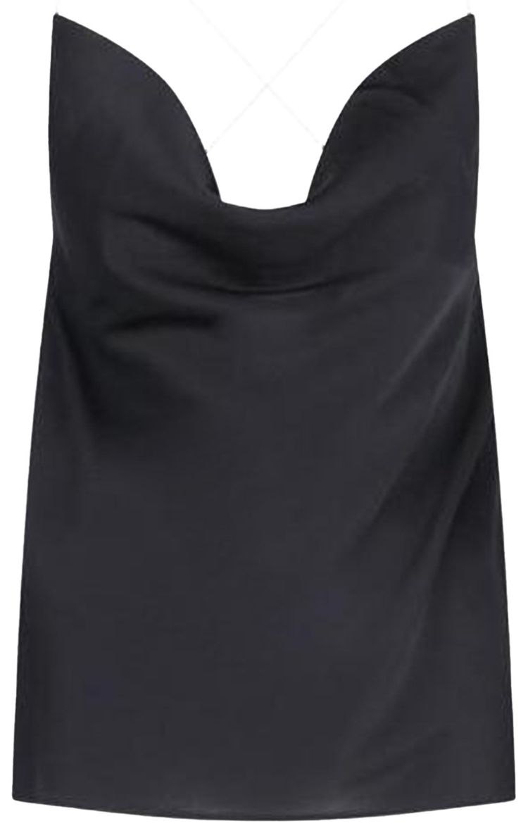 YProject Invisible Strap Slip Top EvergreenBlack
