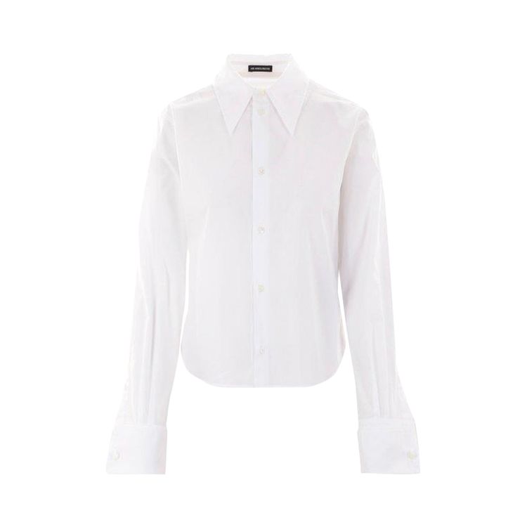 Ann Demeulemeester Kareena Fitted Cufflink Shirt White