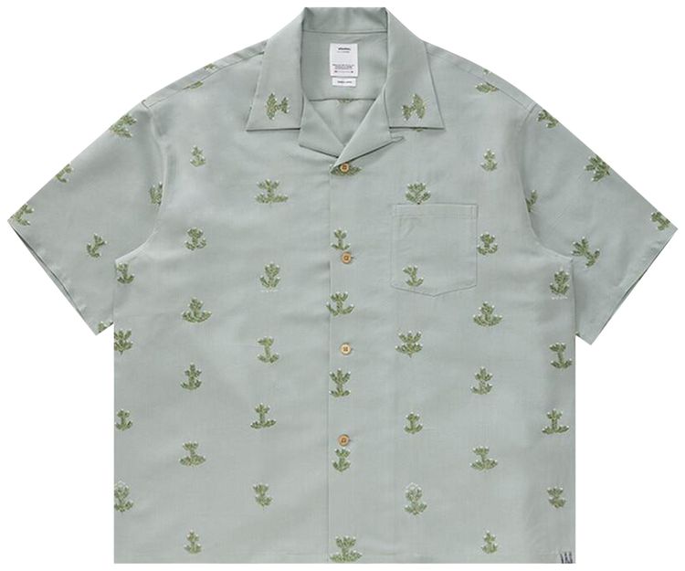 Visvim Crosby Short Sleeve Shirt Light Blue