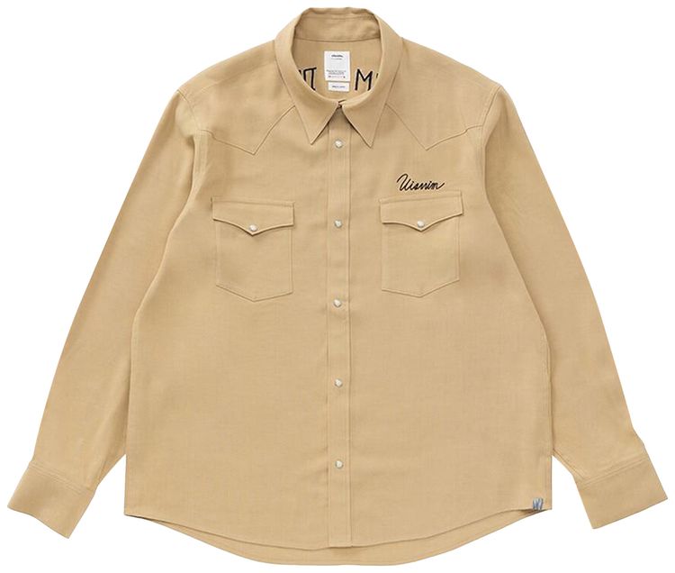 Visvim Four Corners Long Sleeve Beige
