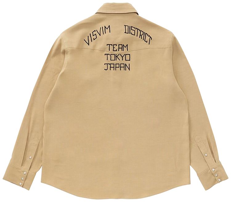Visvim Four Corners Long Sleeve Beige