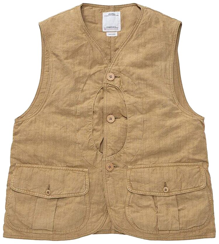 Visvim Gusto Down Vest Beige