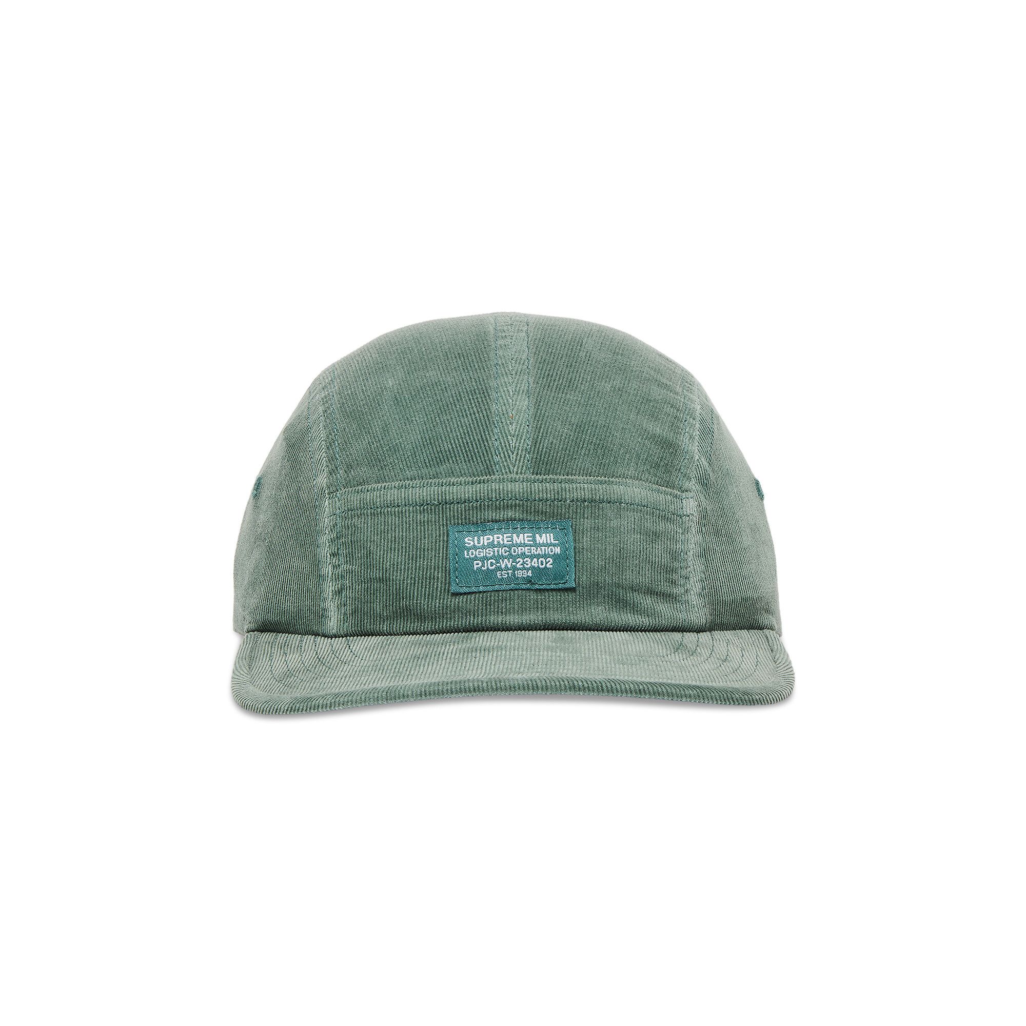 Supreme Corduroy Pocket Camp Cap 青緑 Supreme Corduroy Pocket Camp Cap (FW24) - $48