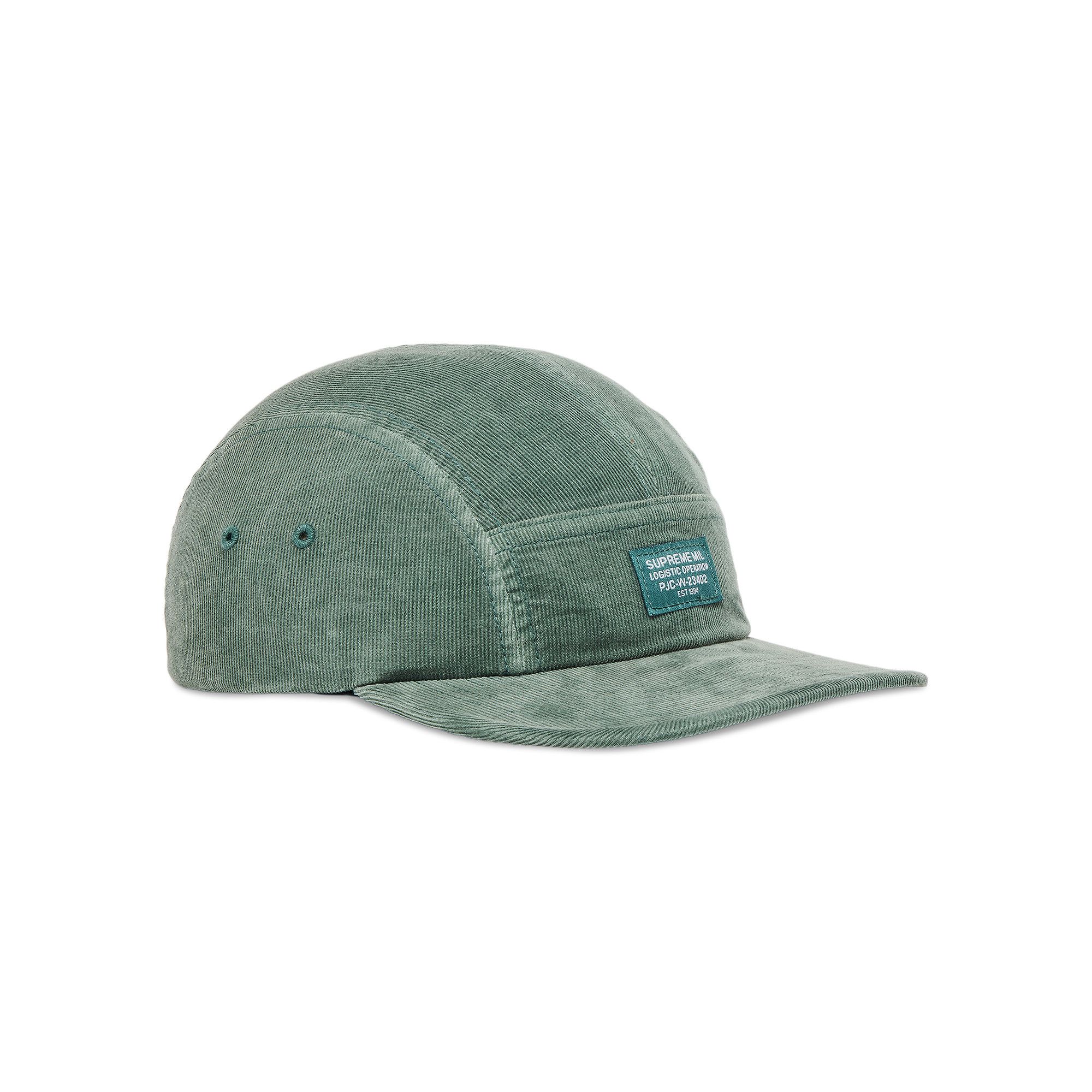 Buy Supreme Corduroy Pocket Camp Cap 'Work Teal' - FW24H17 WORK
