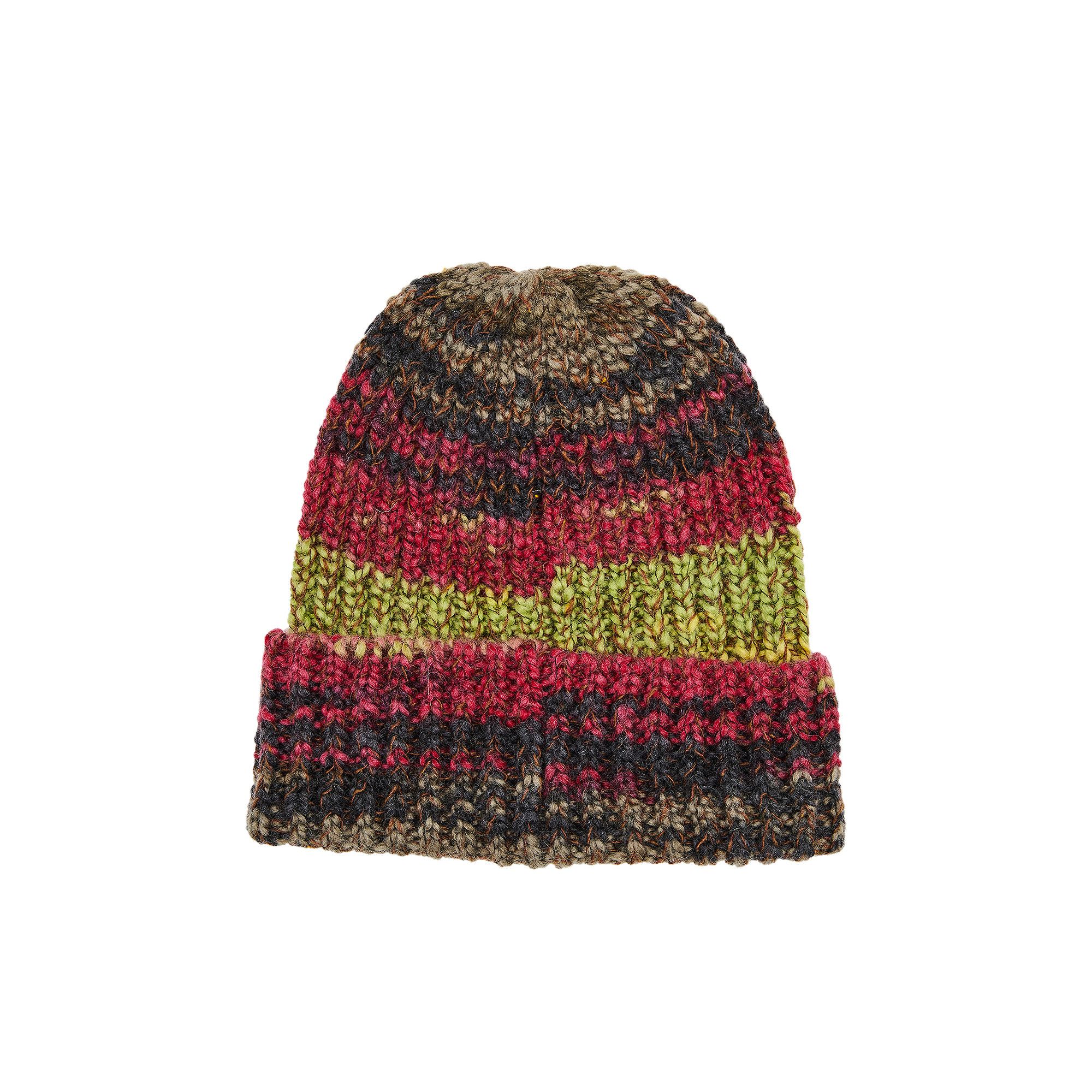 Supreme Space Dye Stripe Beanie Black - FW24 - US