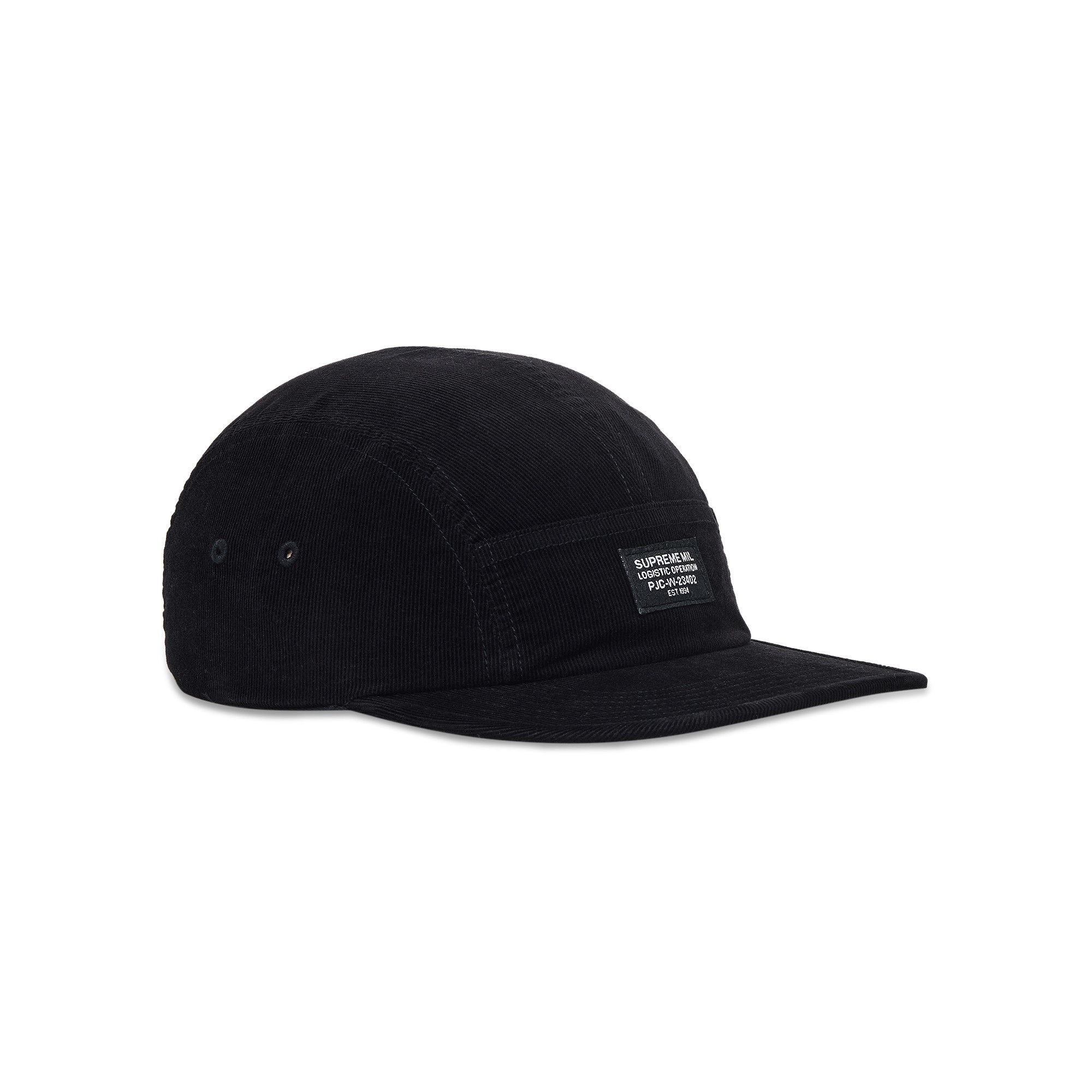 Buy Supreme Corduroy Pocket Camp Cap 'Black' - FW24H17 BLACK