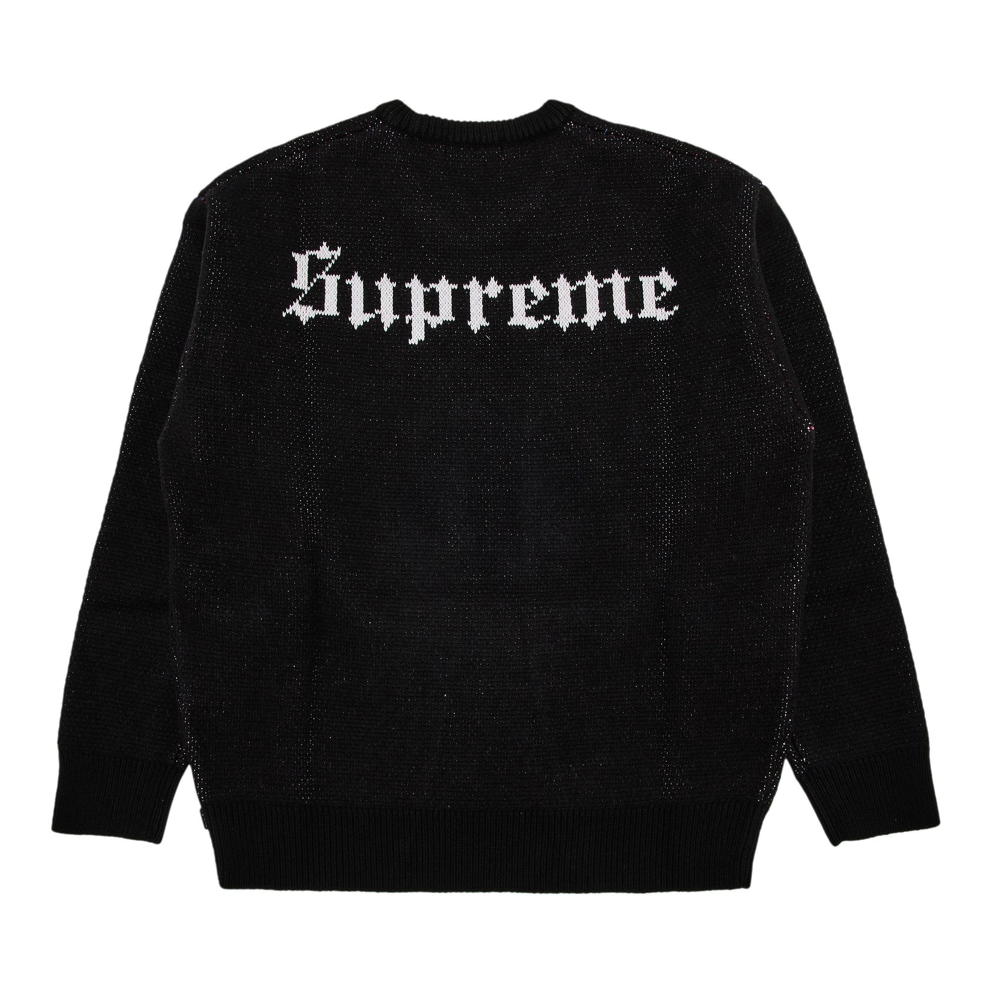 Size xl Supreme Snow White Sweater 'Black'