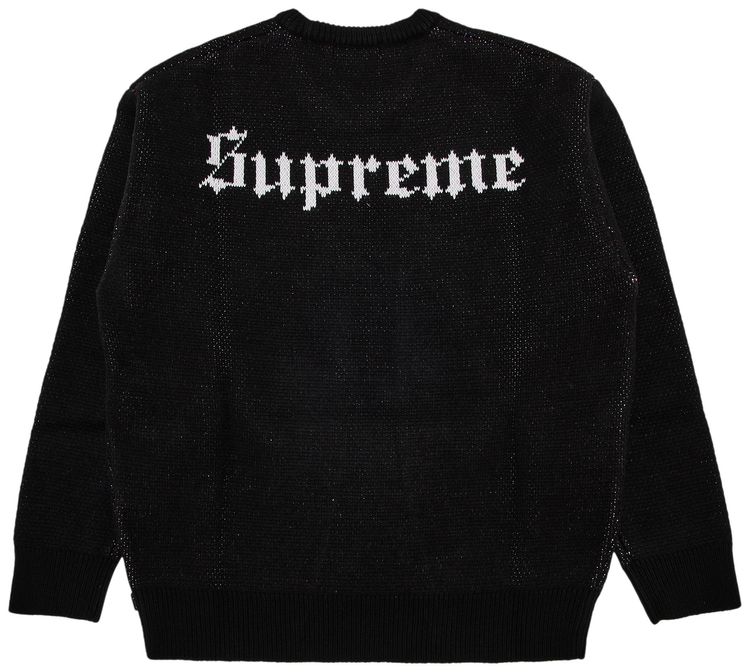 Supreme Snow White Sweater Black