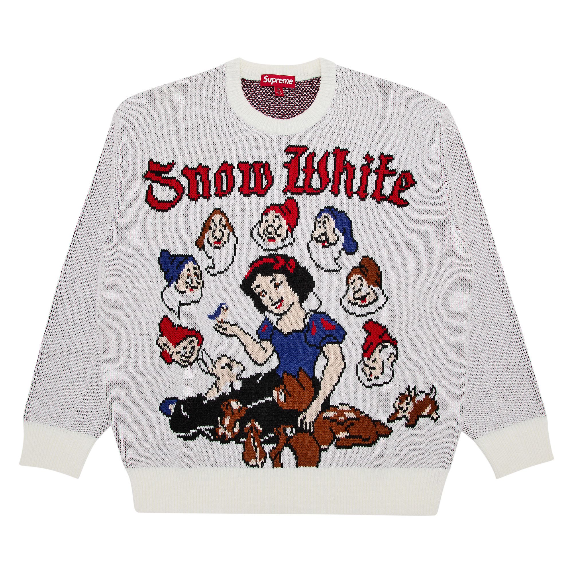 Supreme white sweater deals