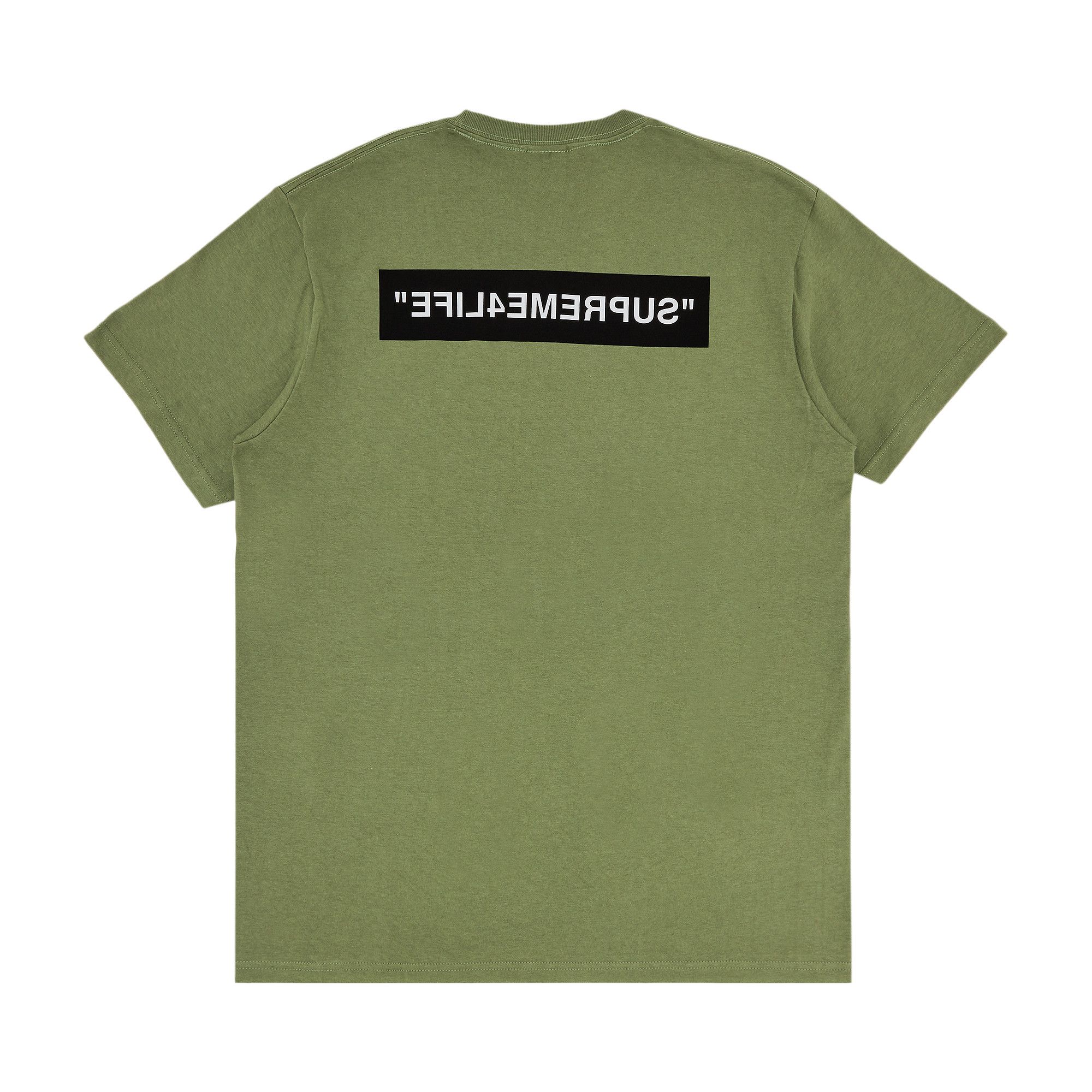 Buy Supreme 4 Life Tee 'Light Olive' - FW24T29 LIGHT OLIVE | GOAT