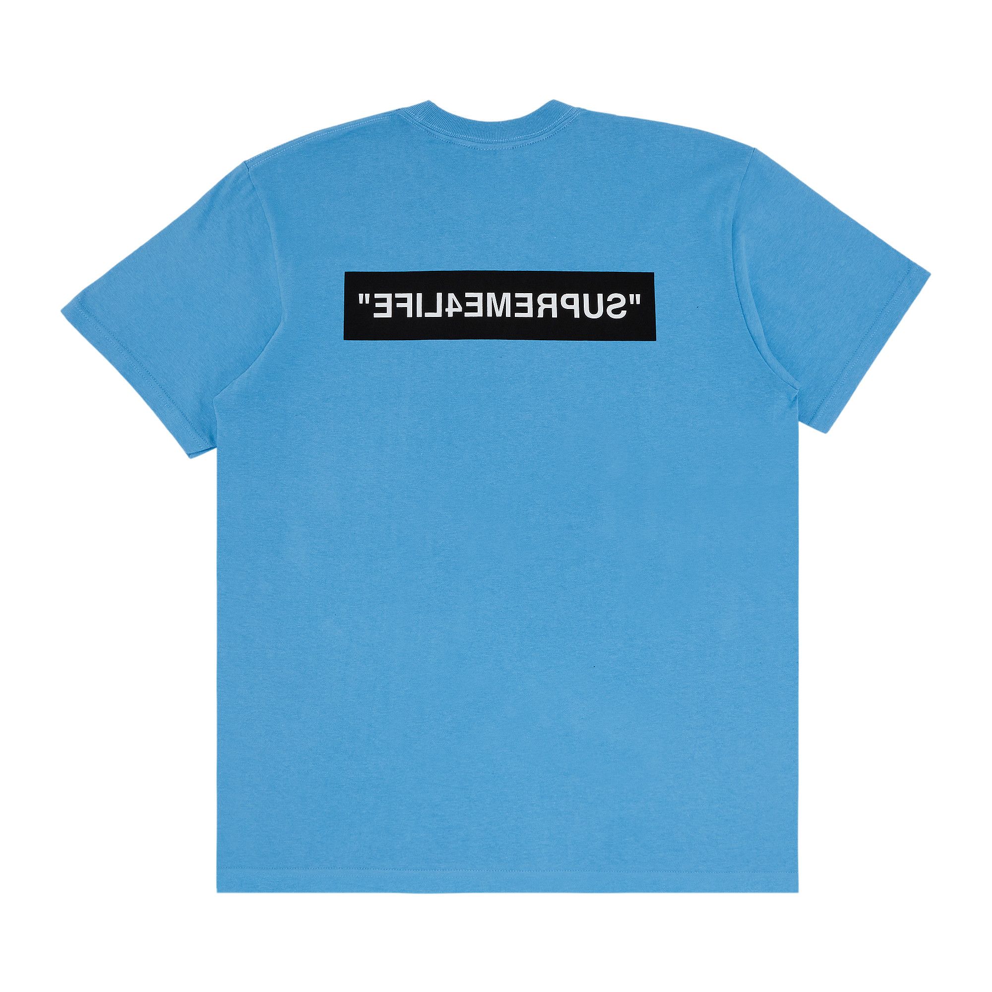 Size l Supreme 4 Life Tee 'Bright Blue'