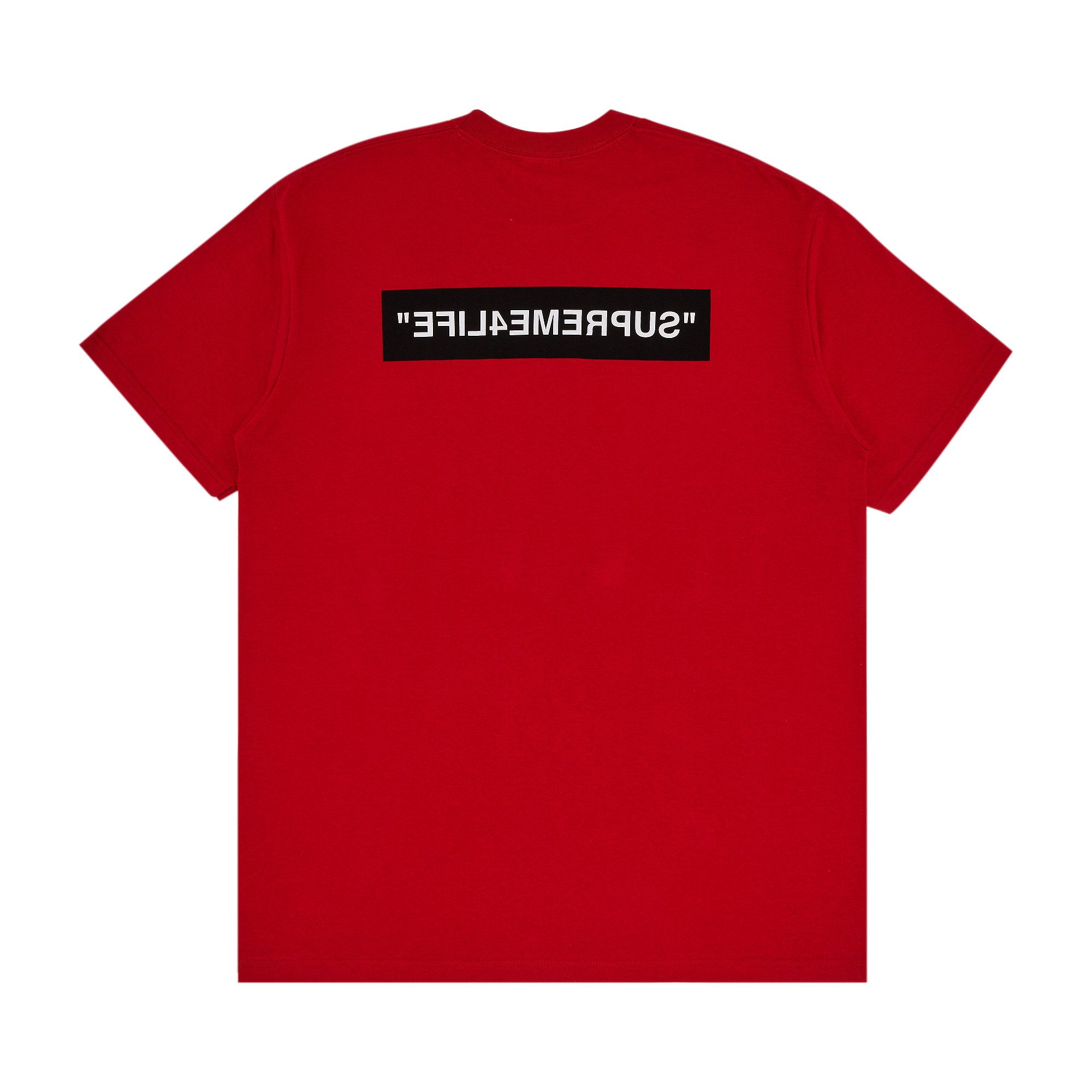 Size xl Supreme 4 Life Tee 'Red'