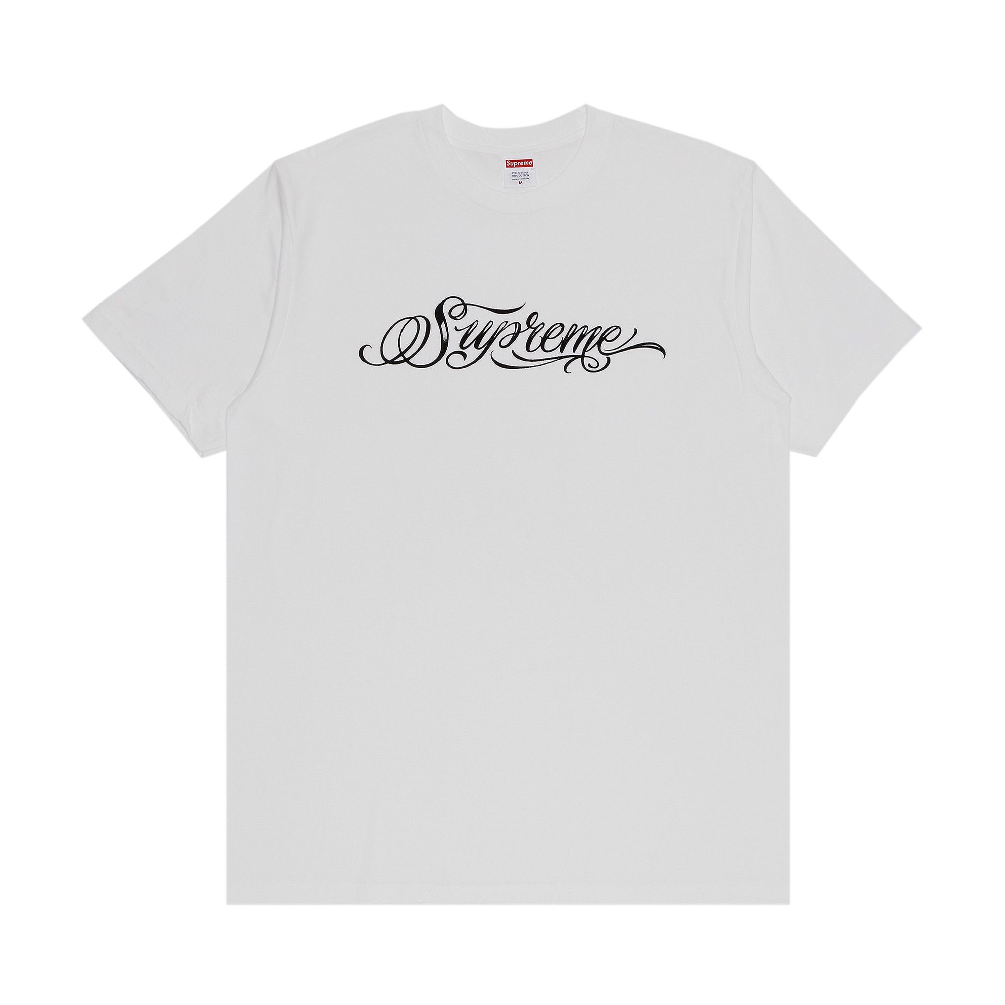 人気満点 - 'White' Tee Script Supreme Buy FW24T53 GOAT | WHITE トップス