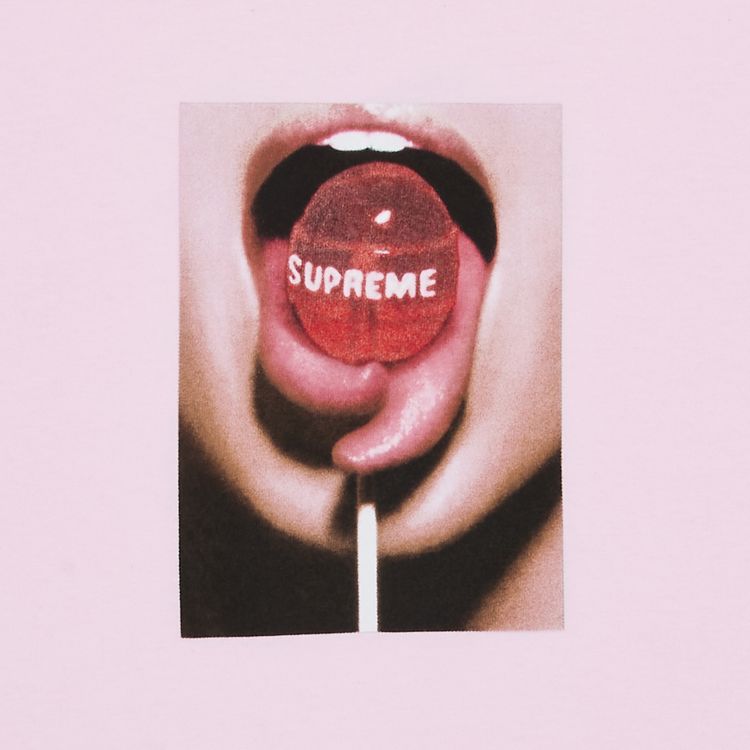 Supreme Lollipop Tee Light Pink
