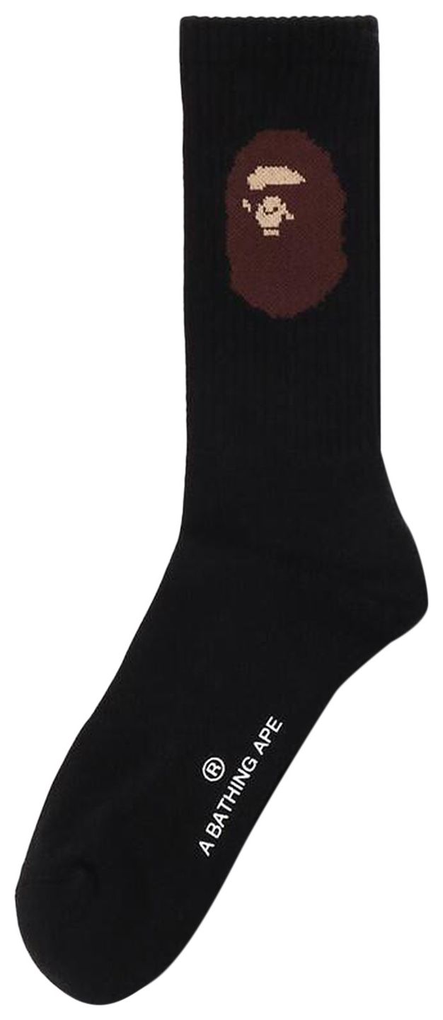 BAPE Ape Head Socks Black