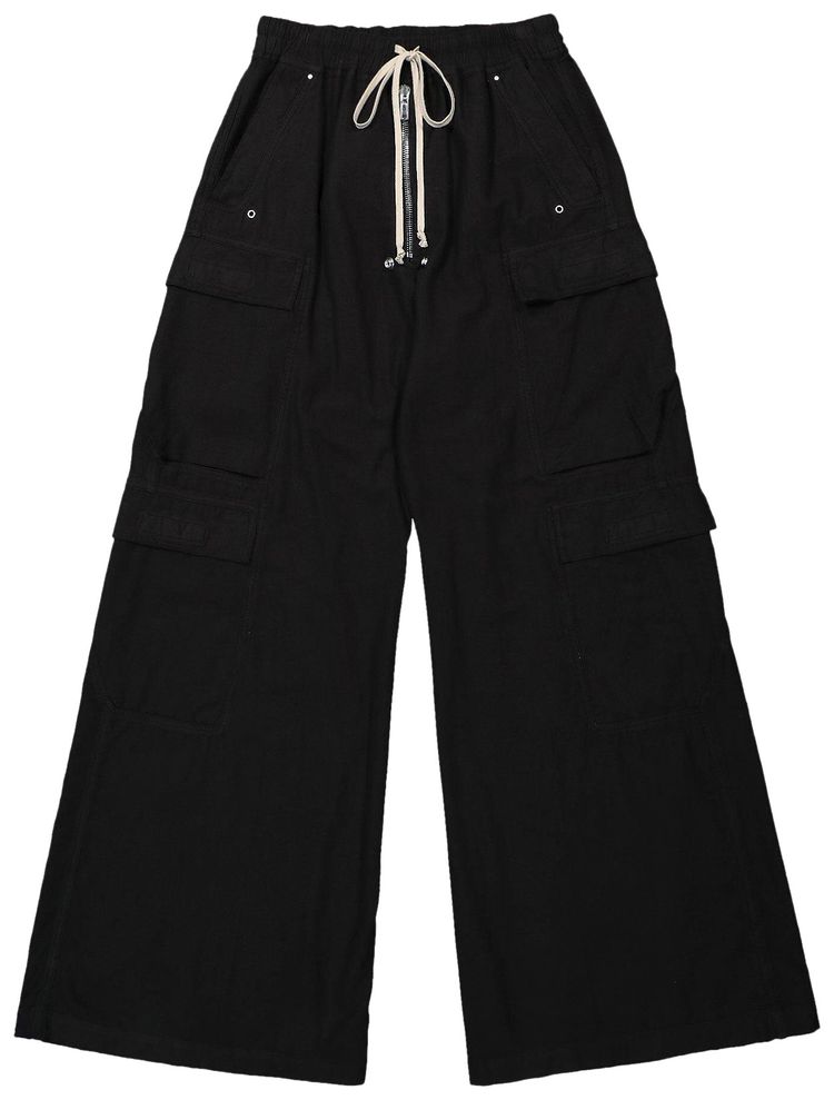Rick Owens DRKSHDW Double Jumbo Belas Cargo Pants Black