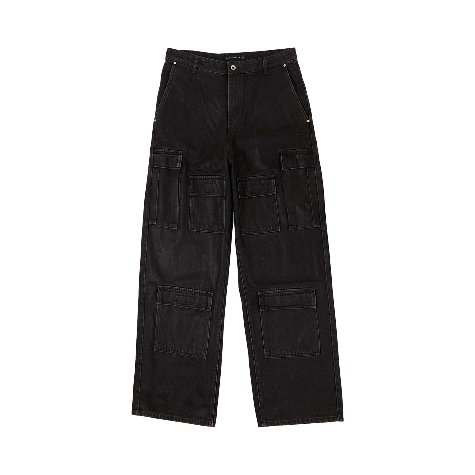 Buy Who Decides War Waxed Cargo Pants 'Coal