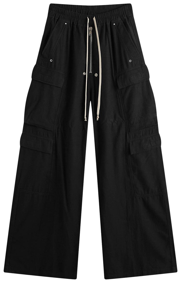 Rick Owens DRKSHDW Double Cargo Jumbo Belas Black