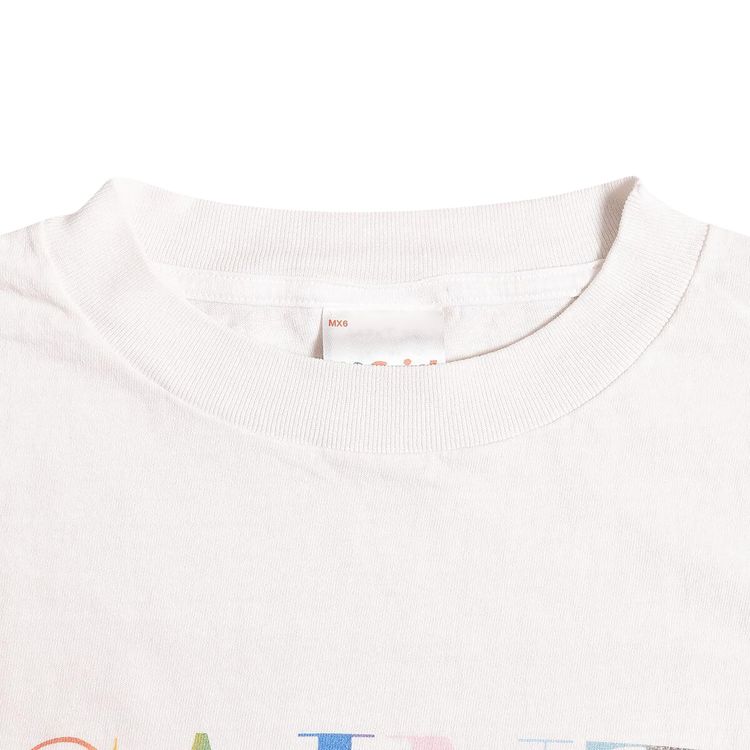 SAINT Mxxxxxx Rainbow Saint Short Sleeve T Shirt White