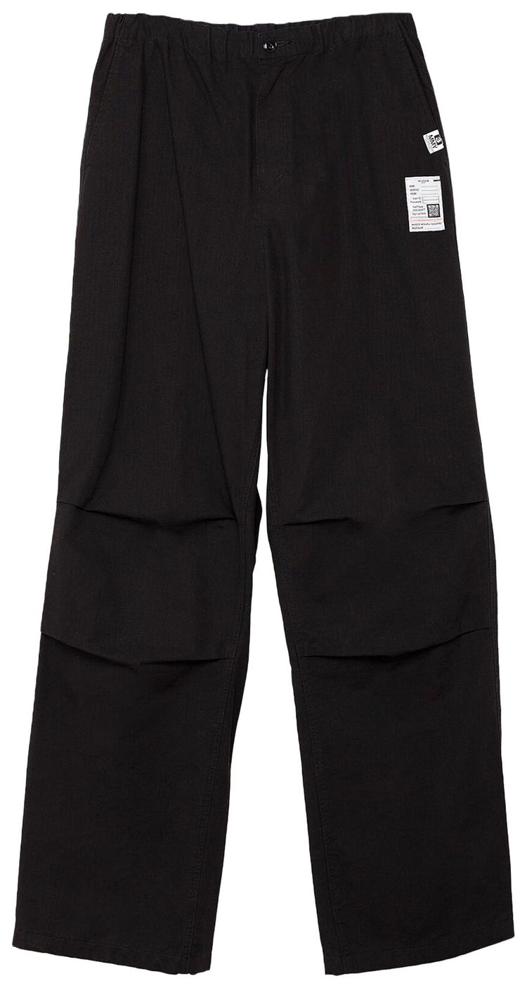 Maison Mihara Yasuhiro Ripstop Parachute Trousers Black