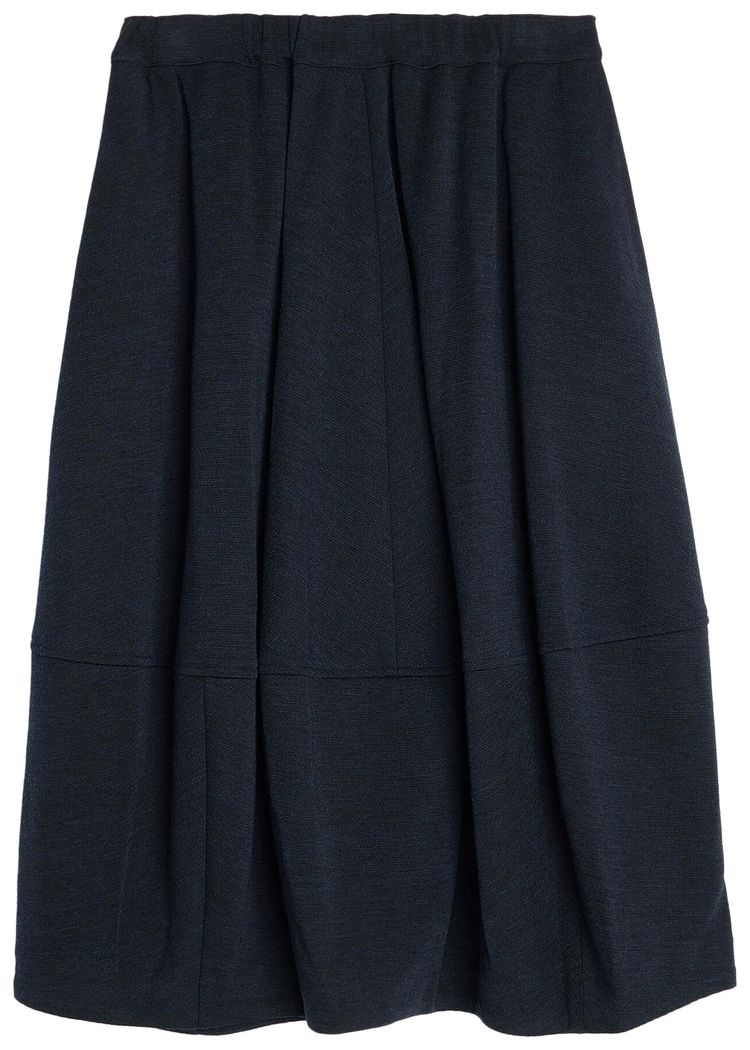 Comme des Garcons Rib Skirt Navy