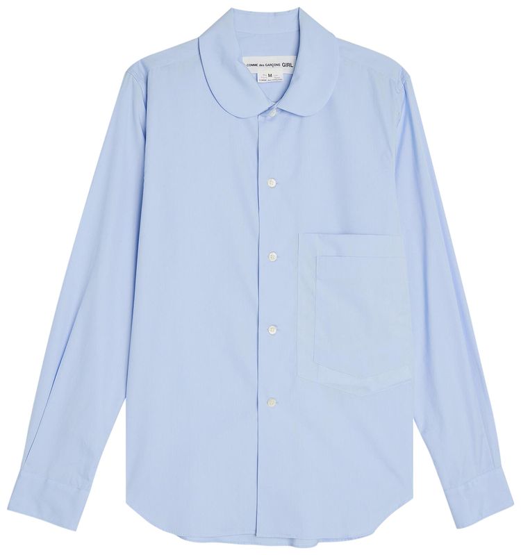 Comme des Garcons Girl Broad Pocket Shirt Blue