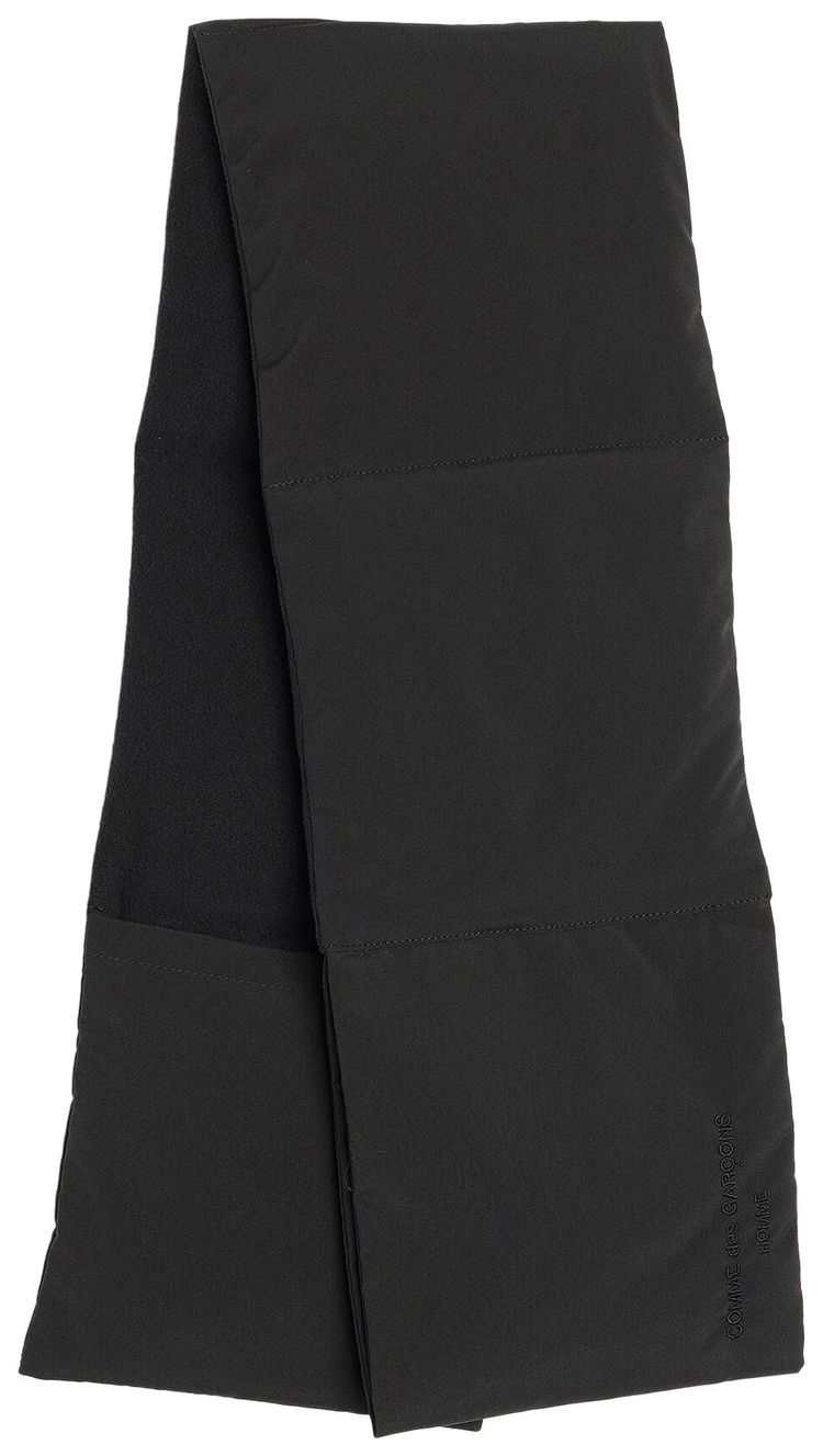 Comme des Garcons Homme Plus Logo Scarf Black