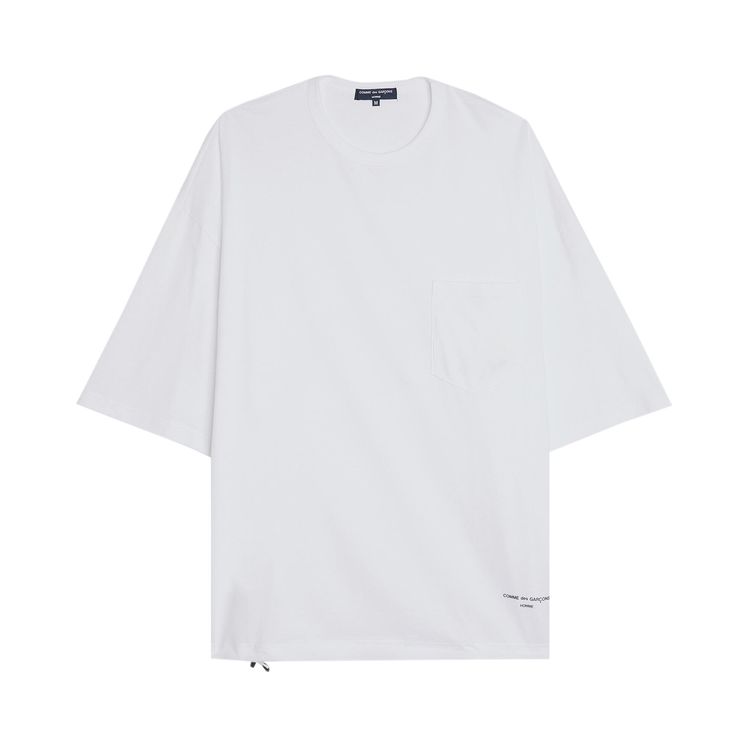 Comme des Garcons Homme Plus Jersey Pocket T Shirt White