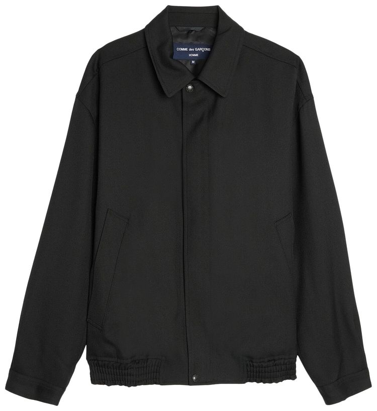 Comme des Garcons Homme Plus Wool Serge Jacket Black