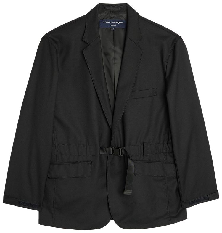 Comme des Garcons Homme Plus Wool Serge Blazer Black