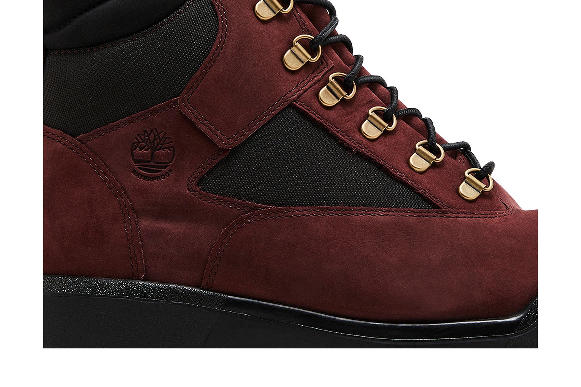 Timberland field boots burgundy 2025