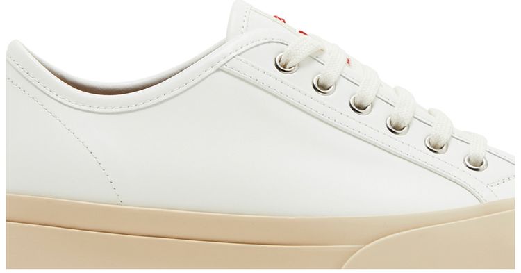 Marni Wmns Pablo Lace Up Sneaker Lily White
