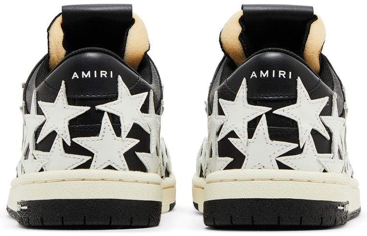 Amiri Stars Low Black White
