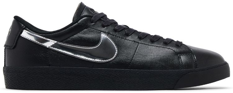 Dancer Skateboards x Nike Zoom Blazer Low SB Black Metallic Silver