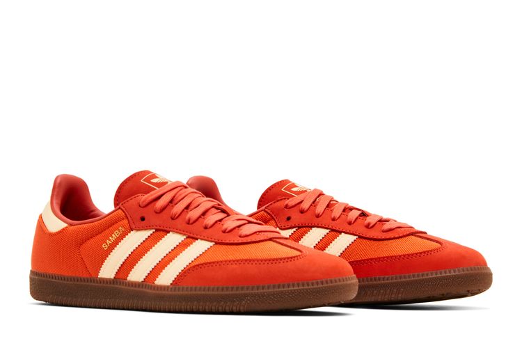 adidas gazelle silver green womens adidas Men's Originals Samba OG "Collegiate Orange" main image 0